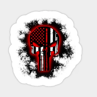 Thin Red Line Sticker